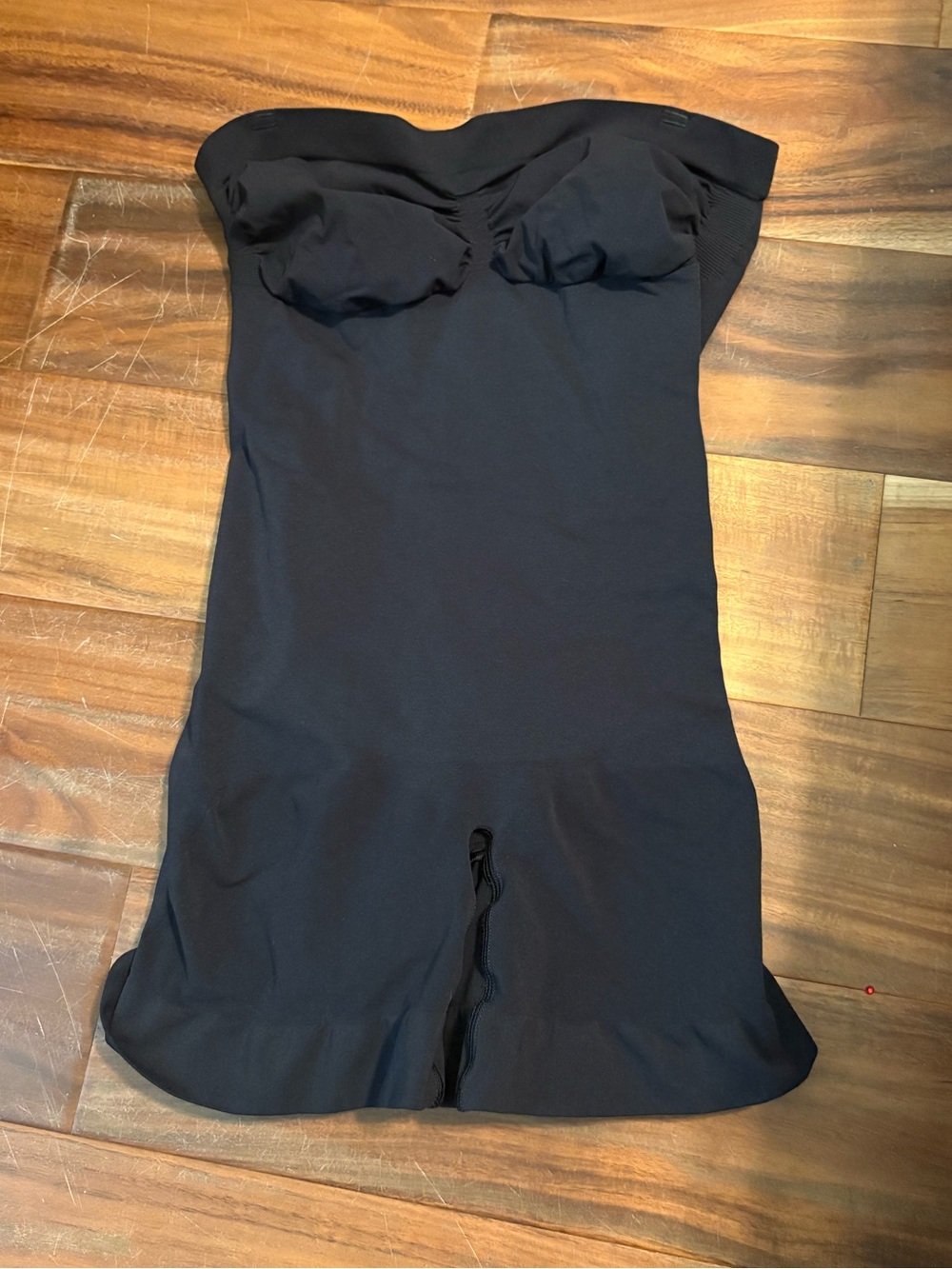 SKIMS Seamless Sculpt Strapless Shortie Bodysuit Onyx Black 3X (1426)